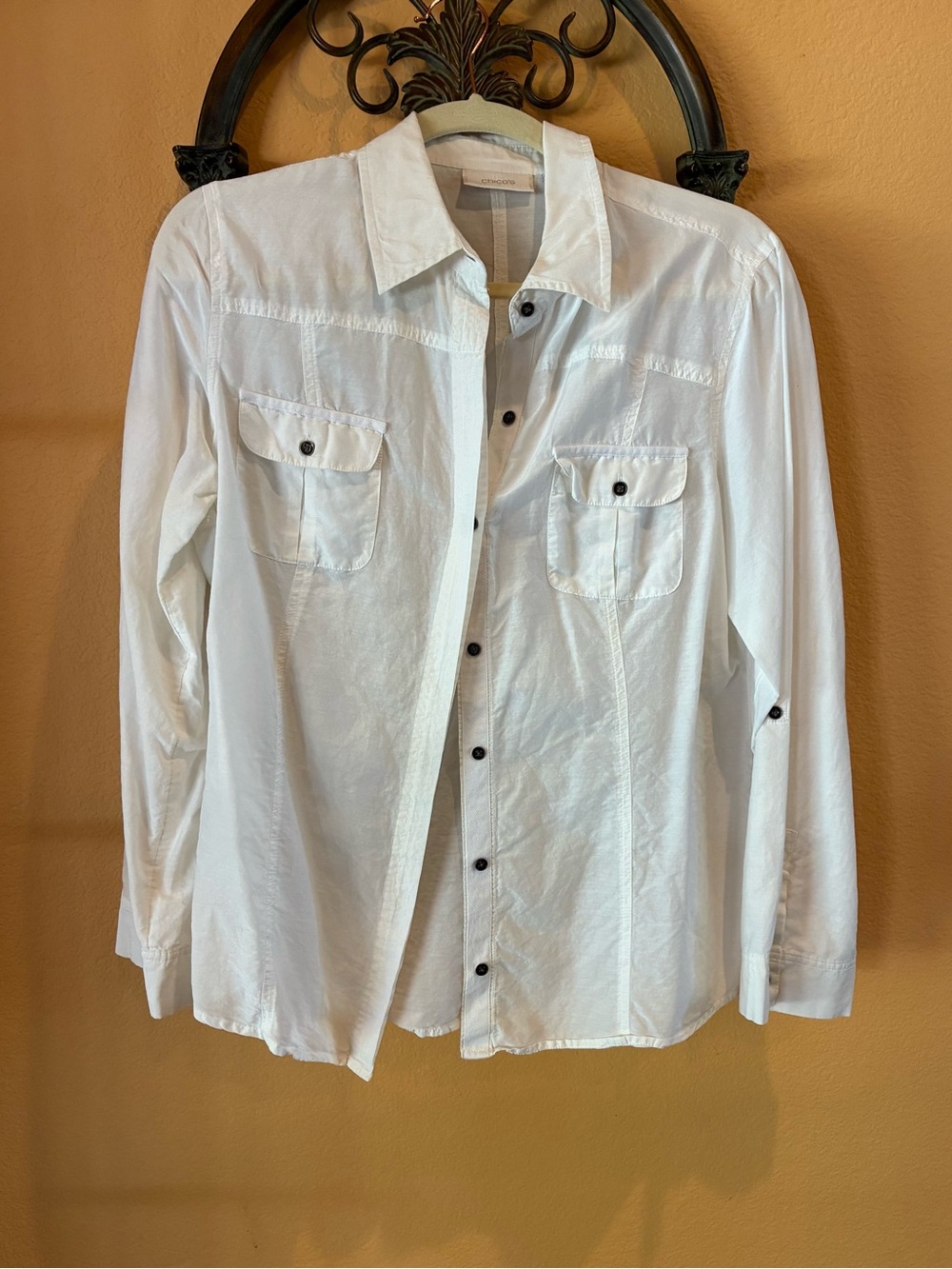 Chicos Button Down Blouse